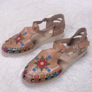 3/$60 Colorful Embroidered Huaraches